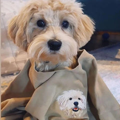 Personalized Pet Portrait Embroidered Sweatshirt